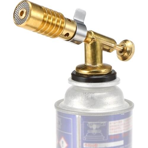 Portable Gas Torch Outdoor Camping Butane Gas Burner Copper Torch Kitchen Blow Lighter Soldering Welding Torch Culinary Torches