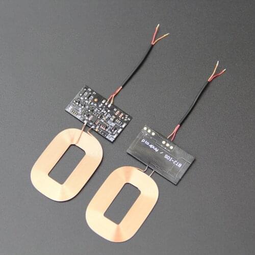 Qi Standard Wireless Charging Receiver Adapter Module 5V 1A Pure Copper Coil Circuit Universal Battery Charger For Xiaomi Huawei