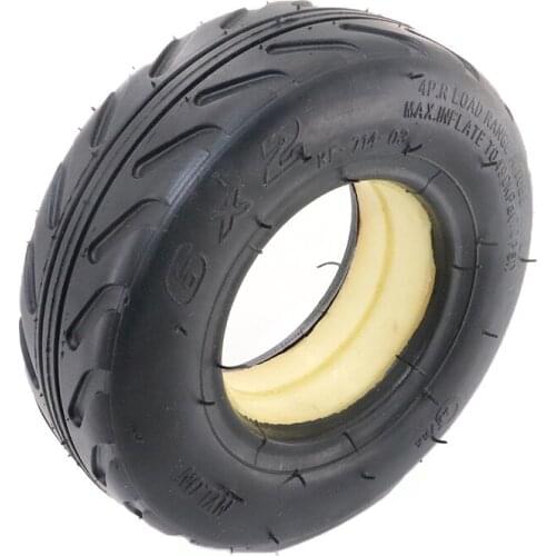 6X2 Solid tire 6x2 Pneumatic tyre For Electric Scooter Wheel Chair Truck Use 6inch Tire Tyre F0 Pneumatic Trolley Cart