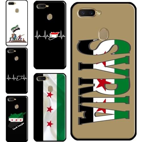 Syrian Syria Flag Case For OPPO A5 A9 A31 A53 2020 A15 A52 A72 A83 A91 A1K A3S A5S Find X3 X2 Pro Back Cover
