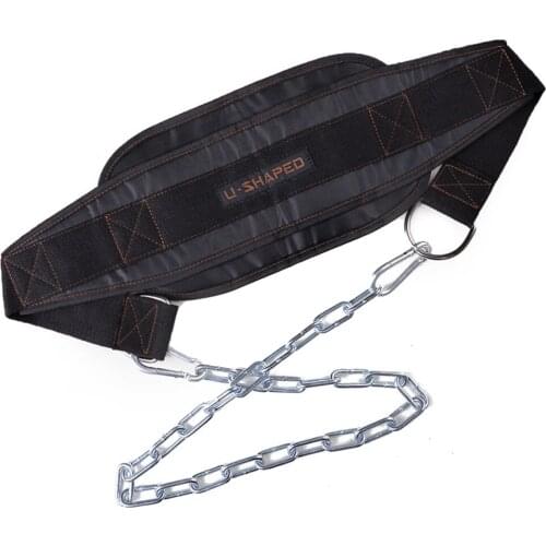 Thicker Metal Chain Weight Lifting Dip Belt Pull-up Gym Tool Bodybuilding Musculation Exercise