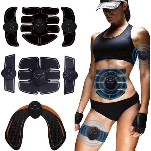 EMS Hip Trainer Muscle Stimulator ABS Abdominal Trainer Pad Hip Slimming Massager Unisex Body Belly Weight Loss Body Shaping