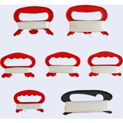 100M/50M Flying Kite Line D Shape Plastic Polyester White Kite Line Board Flying Kites Line Flying Kite Accessories