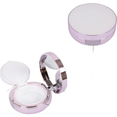 15pcs/lot White High Class Empty BB/CC Cream Box, Empty Purple Air Cushion Foundation Container, Plastic DIY bb/cc Cream Case