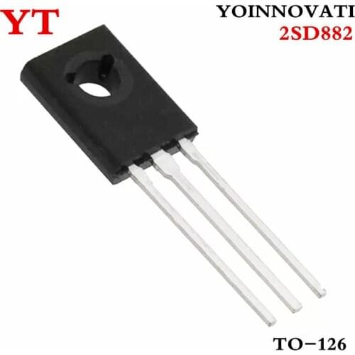 ! 200pcs/lot Triode Transistor D882 2SD882 3A/40V NPN Power Triode Pair/Match with B772