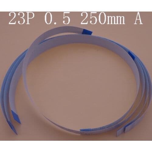 50pcs New Type A 25cm 250mm FFC FPC 23pin 0.5 pitch Flat Ribbon Flex Cable 23 pins 20624 AWM 80C VW-1 60V Power Button