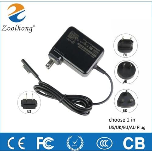 For Microsoft Surface Pro 4 AU/EU/UK Plug 15V 1.6A 24W Adapter Charger Power Supply