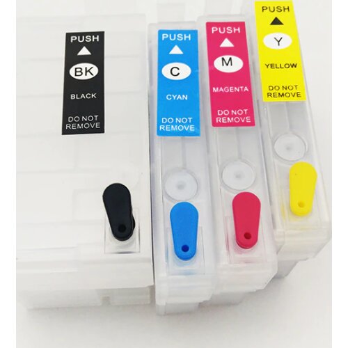 Einkshop T2711 27xl Refillable Ink Cartridge For Epson T2711xl WorkForce WF7110 WF7610 WF7620 WF-3620 WF 3640 7715 WF-7710