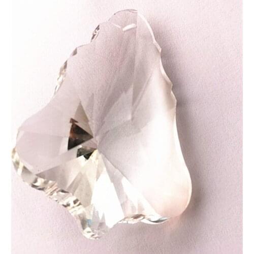 Hot selling 10pcs 76mm Transparent Christmas Tree Shape K9 Crystal Chandelier Pendants (Free Rings) For Garden Suncatchers