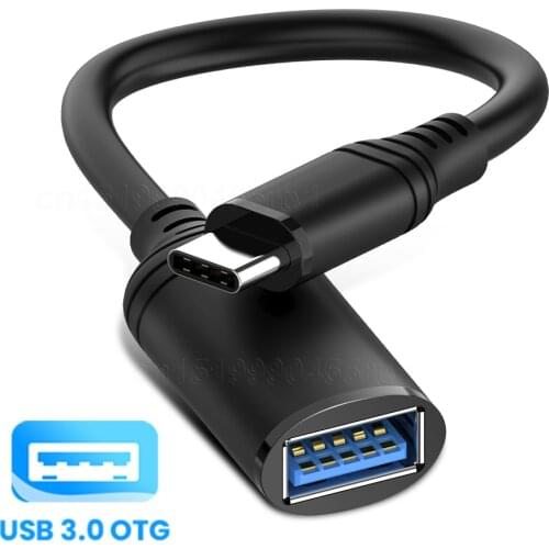 2 in 1 USB 3.0 OTG Adapter Cable for Samsung Nylon Braid Micro USB Type C Data Sync Adapter for Huawei for MacBook Type-C OTG