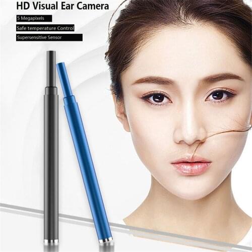 Kebidumei Ear Cleaning Endoscope USB HD Visual Ear Spoon 5.5mm Mini Camera for Android Ear pick Otoscope Borescope Tool