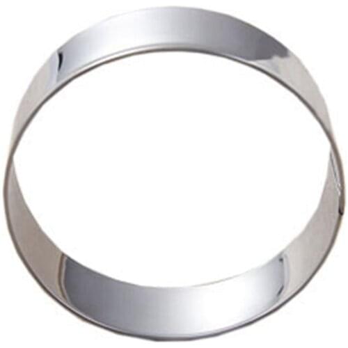 Round Pancake Biscuit Cookie Cutter Tools Baking Stencils for Cakes Stainless Steel Chinese Market Online Decorating Supplies