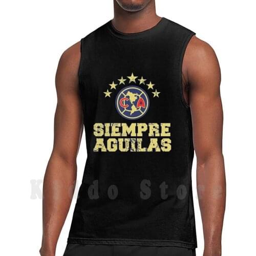 Las Aguilas De Club America-Siempre Aguilas Mexican Soccer Team Gifts For The Family. Tank Tops Vest 100% Cotton Club