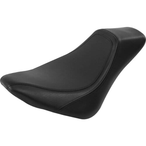 Motorcycle Solo Seat For Harley Softail Heritage Deluxe FXBB FLDE FLHC FLHCS FLSL 2018-2020 2019 Black Blue Stitching Driver