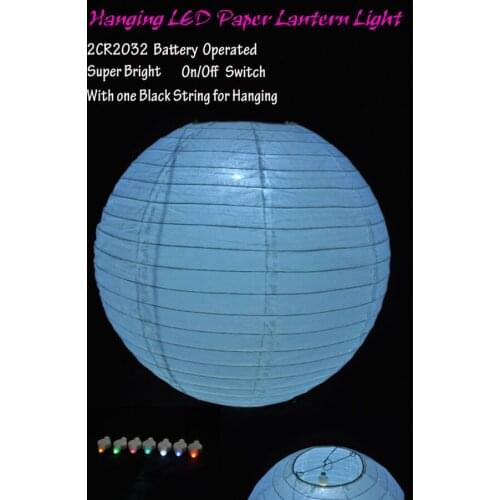 2016 New Decoration Cupcake Candle Super Bright Hanging Led Round Paper Lanterns Light for Wedding Event Supplies Decoration