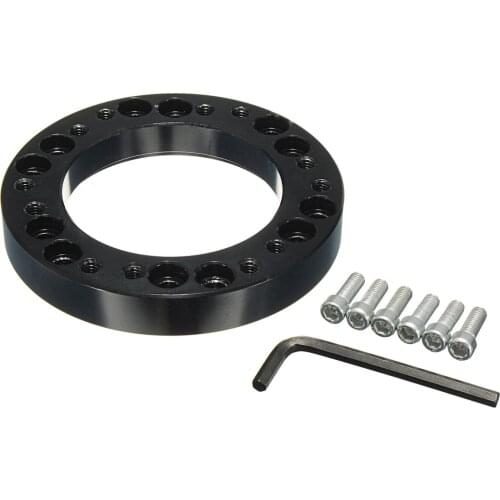 New Black Steel Ring Wheel Hub Adapter Spacer Kit For NARDI for PERSONAL