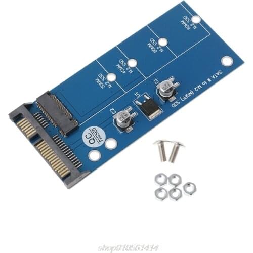 M2 SSD SATA3 SSDs To SATA Expansion Card Adapter SATA To Converter MY20 21 Dropshipping