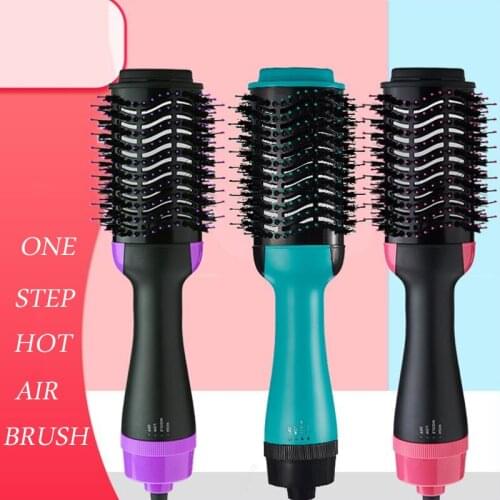 Pro One Step Hair Dryer Brush Volumizer 2 in 1 Hair Straightener Curler Blow Dryer Hot Air Bursh Curling Iron Hair Styler