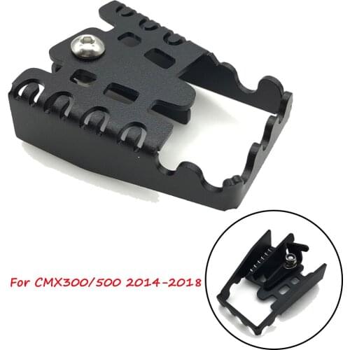 Motorcycle Brake Lever Enlarge Pad Brake Footrest Pedal Extension Anti Skid For Honda CMX300 CMX500 Rebel300 Rebel500 2014-2018