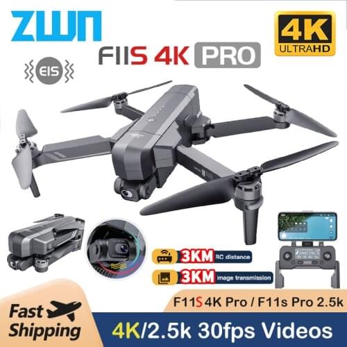 SJRC F11 PRO 4K GPS Drone With Wifi FPV 4K HD Camera Two-axis Anti-Shake Gimbal F11S Brushless Quadcopter Vs SG906 Pro 2 Dron