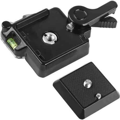 High Quality QR-40 Universal Aluminium Alloy Quick Release Clamp Tripod QR Plate Adapter DSLR Camera Photography Accessory