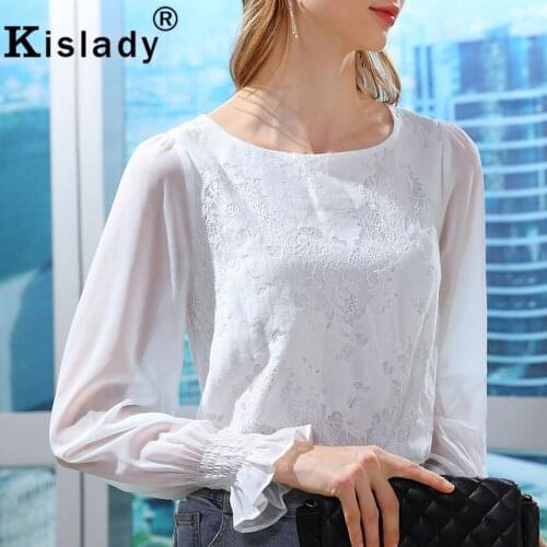 2021 Spring Sexy Lace Square Collar Flare Sleeve Shirt OL Vintage Tops Korean Clothes Floral Hollow Out Harajuku Women Clothing
