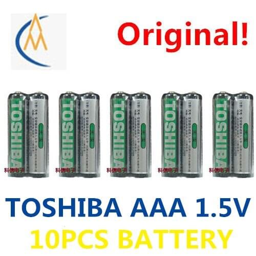 10PCS Toshiba 7 high-energy carbon environmental protection sex one-time AAA remote control mouse and keyboard/flashlight toys