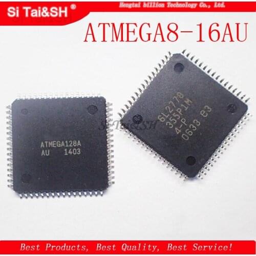 5pcs/lot ATMEGA8-16AU ATMEGA8 TQFP-32 100% NEW