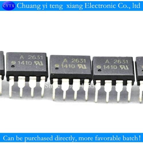 A2631 HCPL-2631 light coupling into DIP8 optoisolator photoelectric coupling 10PCS/LOT