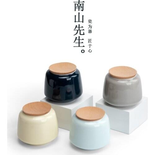Tea Coffee Sugar Storage Jars Coffee Storage Tea Packaging Ceramic Canister Tea And Coffee Storage Set Boite Cafe Tea Container
