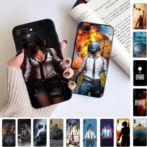 Pubg Black Soft Shell Phone Cover For huawei honor 10 10i 10lite 8c 8A 8X 9 9A 9lite 20 20s 20i 20lite mate20 Mobile Cover