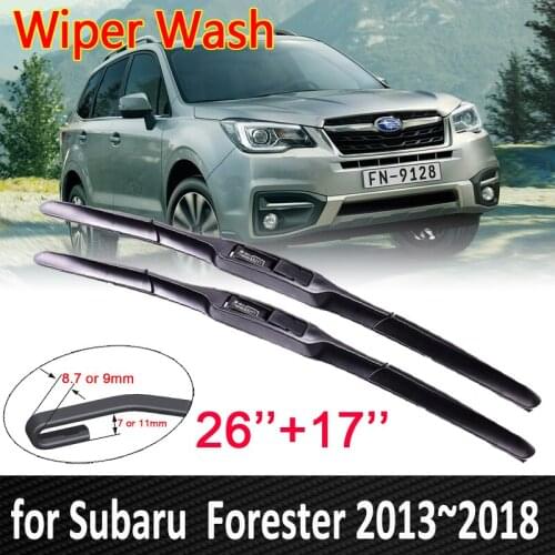 For Subaru Forester 2013 2014 2015 2016 2017 2018 SJ Car Wiper Blade Front Windscreen Windshield Brushes Car Accessories Goods