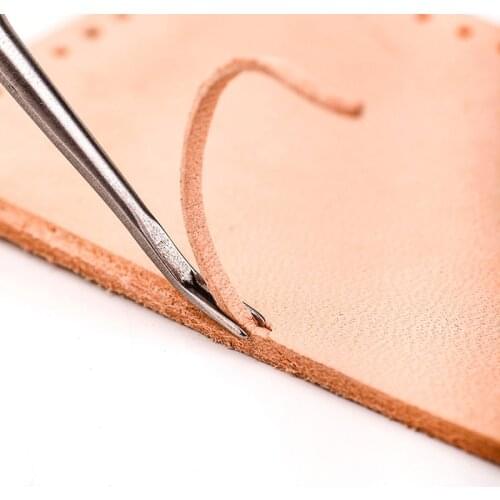 3Pcs U+V Shaped Leather Stitching Skiving Tool Groover Punching Tool Kit Leather Craft Hole Puncher Edge Beveler Tool Kit