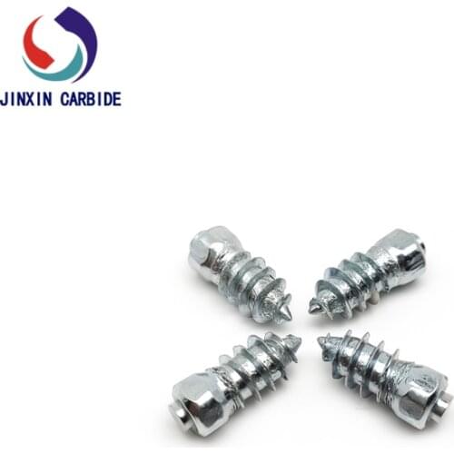 JX6*6-H15 100pcs winter screw studs for four tires snow spikes for car wheel use