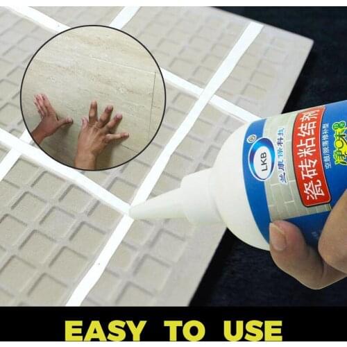 260ML Easy Bonded Heavy Duty Tile Loose Repair Adhesive Glue Kitchen Bathroom Basins Cracks Gap Repair Agent