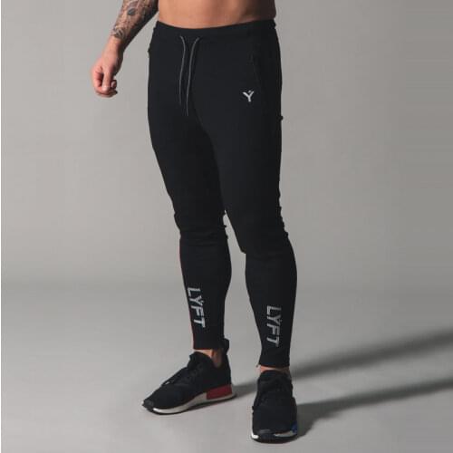 2021 JP&UK Mens Sweatpants Gym Jogging Pants Fitness Bodybuilding Joggers Workout Trousers Slim Men Casual Cotton Pencil Pants