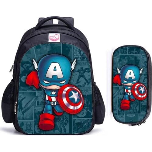 Fashion 16 Inch Super Spiderman Children School Bags Orthopedic Backpack Kids School Boys Girls Mochila Infantil Catoon Bags