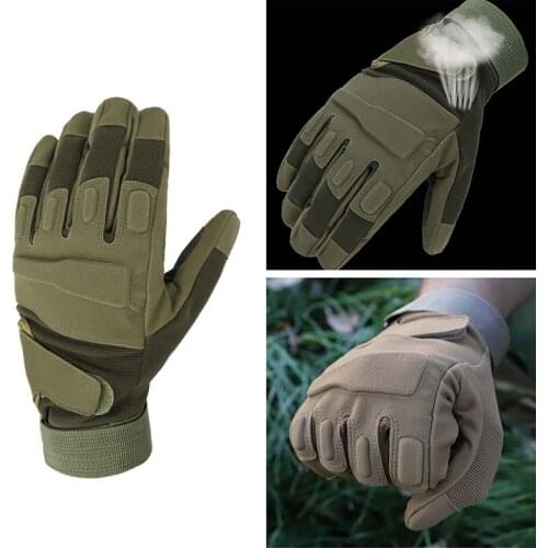 Outdoor Sports Bicycle Antiskid Gloves Military Army Fo Training Combat Cycling Mountaineering Full Finger Gloves Thermal