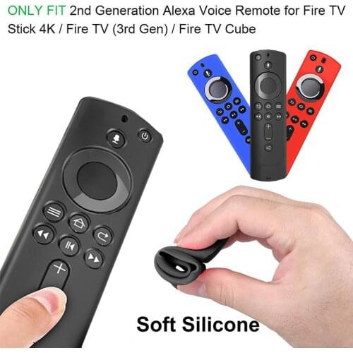 For Amazon Fire TV Stick 4K TV Stick / 3rd Gen / Cube Remote control Silicone Case Protective Cover Skin Protector Shell #1223
