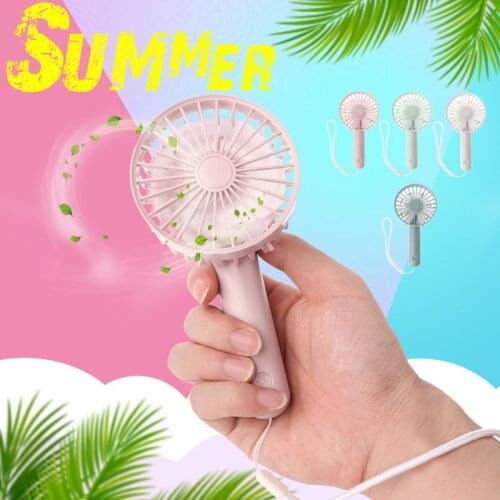 Foldable Hand Fans Battery Operated Rechargeable Handheld Mini Fan Electric Personal Fans Hand Bar Desktop Fan