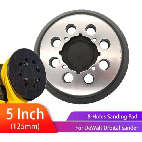 5" Hook-&-Loop Replacement Sander Pad for DWE6423/6423K, DWE6421/6421K, DCW210B Random Orbital Sander Backup Stick On Pad