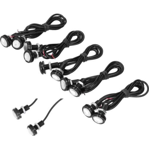 Light bulbs for cars car accessories 23mm/0.9in LED Daytime Running Light Bulb Turn Signal Backup Parking Lamp Bulbs Red