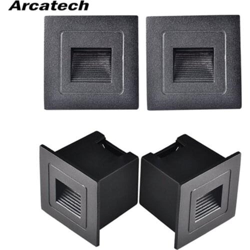 Waterproof Downward Footlight LED Stair Light Step Light 3W /1W Recessed Wall Light Indoor/ Outdoor Staircase Step Lights NR-160