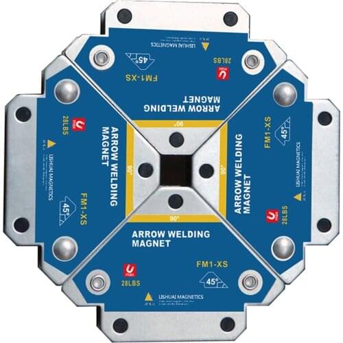 1PCS FM1-L Magnetic Welding Holder Corner Positioner Soldering Locator for Welding Angles Magnetic Welding Magnet Holder 165LBS