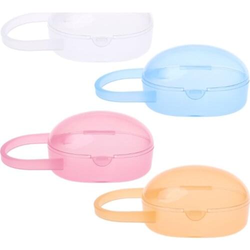 1PC Portable Baby Nipple Container Box Plastic Pacifier Case Soother Cases Organizer Storage Nipples Supplies