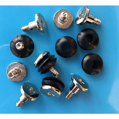 100PCS Computer Case Shockproof Screws Shockproof Screws + Shock Absorption 3.5-inch HDD Shock Absorption Screws