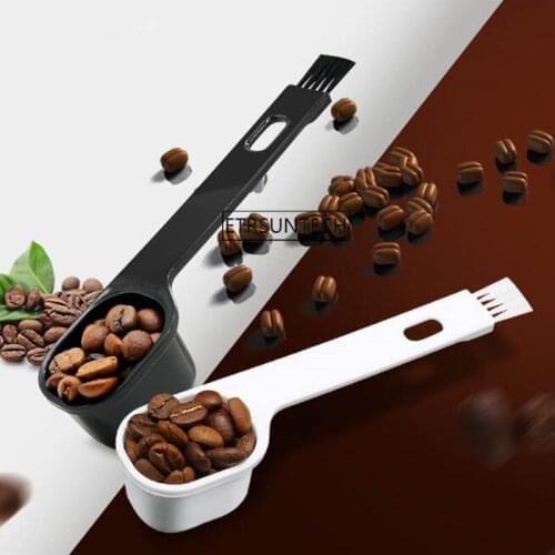 200pcs Coffee Machine Cleaning Brush with Spoon for Espresso Machine / Coffee Cleaning Tool Coffee Machine Tools