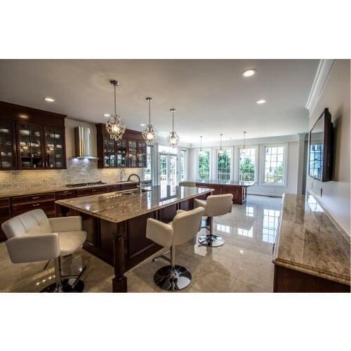 2017 new design solid wood kitchen cabinets customized made cheap priced traditional wooden kitchen furnitures S1606113