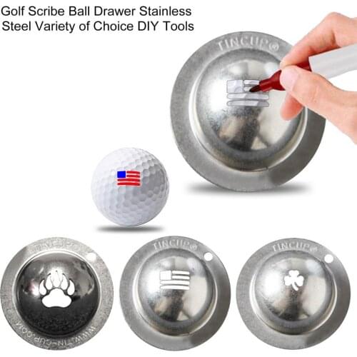 3 Design Golf Ball Liner Golf Ball Drawing Alignment Stencils Marking Tool Stainless Steel Golf Marker Tool For Golf Accessories