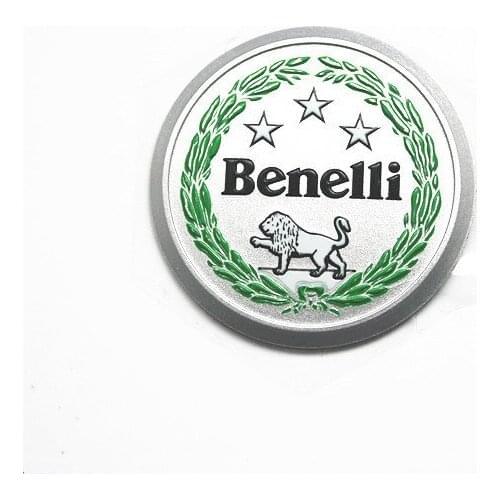 3d Round Sticker Motorcycle Moto Motor Bike For Benelli Silver Green Sticker